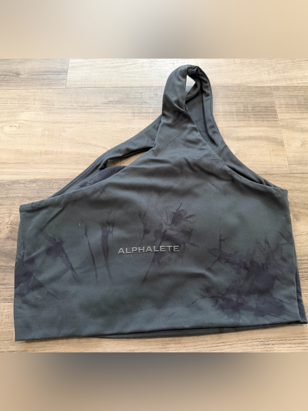 Alphalete Charcoal Tie-Dye Sports Bra